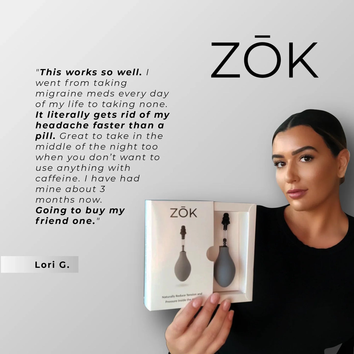 ZŌK by Evoq - 1 minute Headache & Migraine Relief