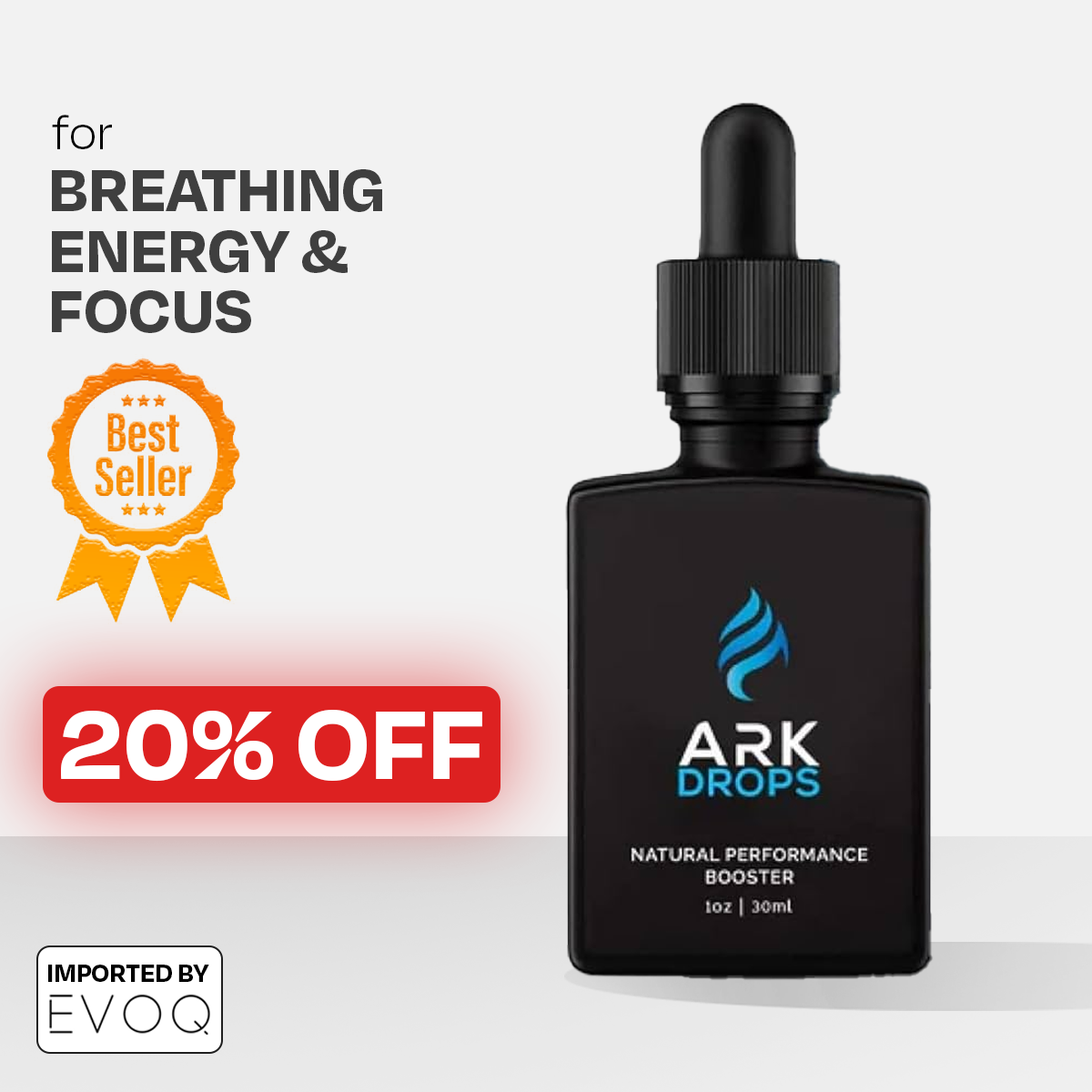 Ark Drops by Evoq - Breathe & Focus Formula
