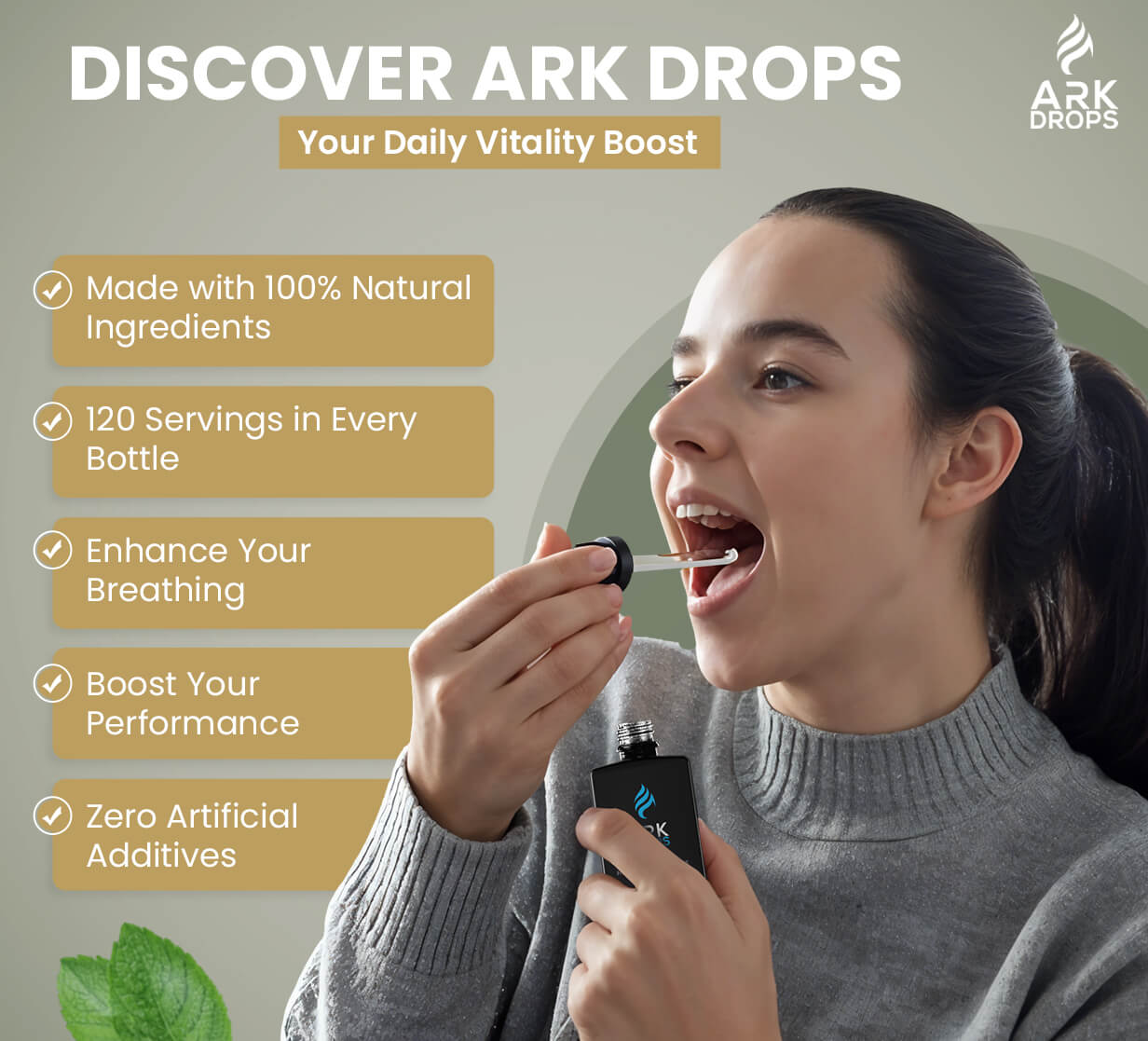 ARK Drops by Evoq - Breathe & Focus Formula